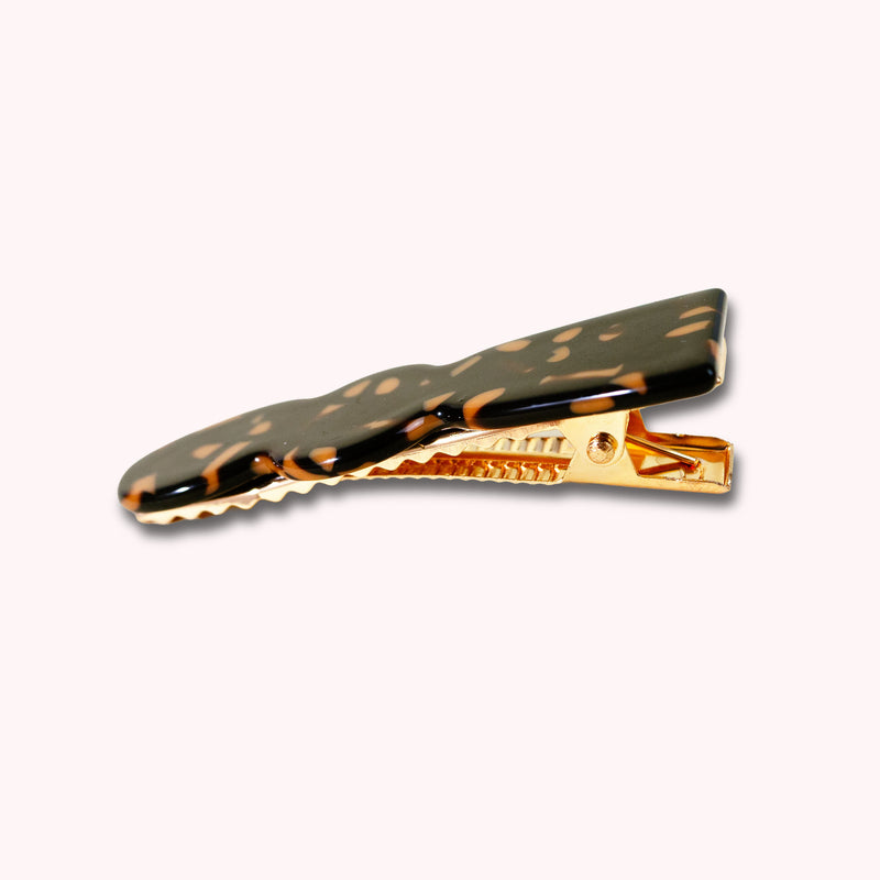 Billie Alligator Clip Set in Leopard PRE-ORDER