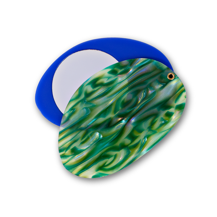 Lottie Mirror in Blue / Malachite PRE-ORDER