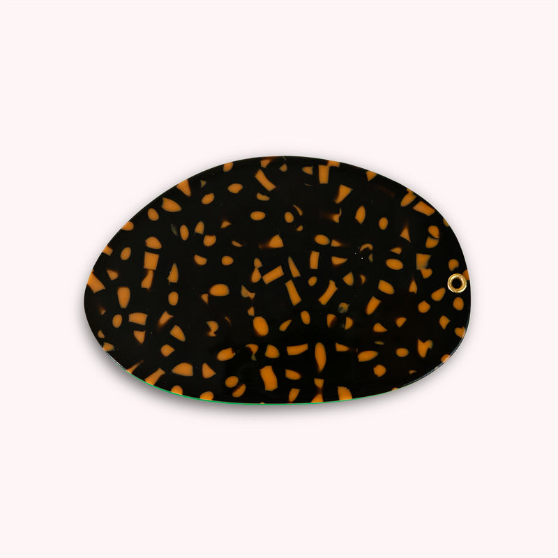 Lottie Mirror in Leopard / Emerald PRE-ORDER