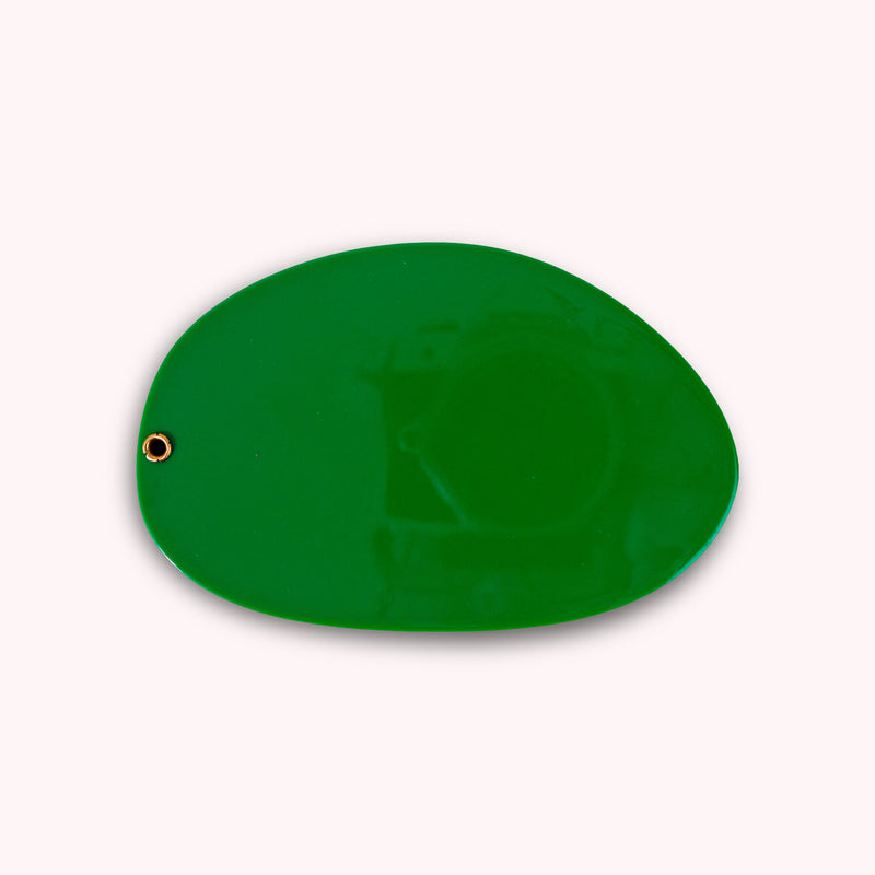 Lottie Mirror in Leopard / Emerald PRE-ORDER