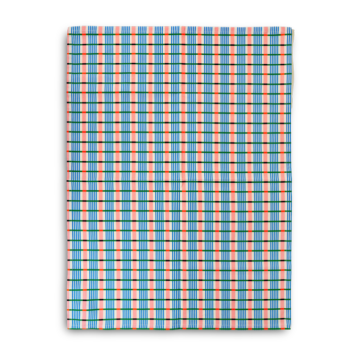 Memphis Tea Towel in Multi Check PRE-ORDER