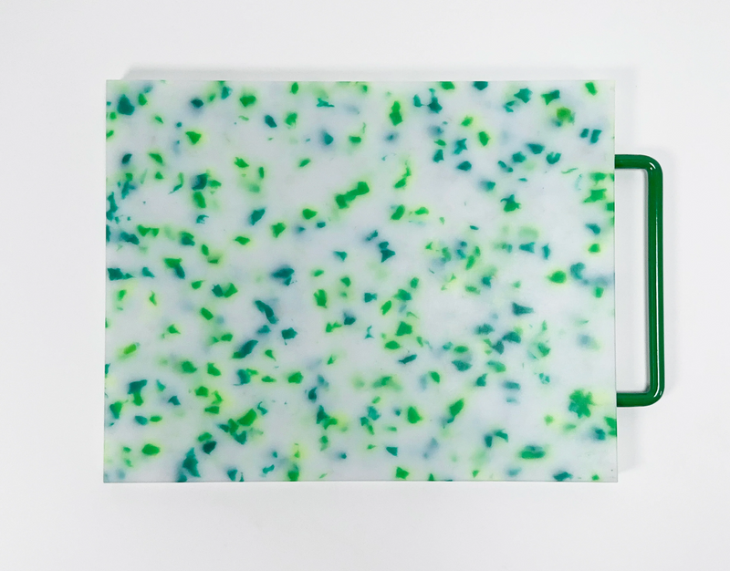 Large Cutting Board - Green and White