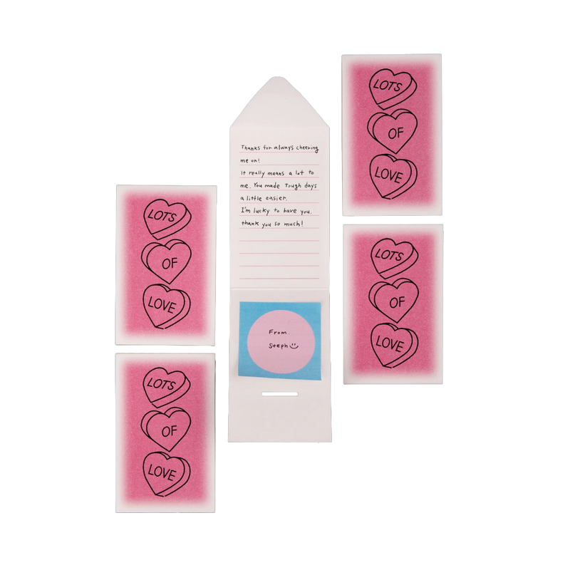 Lots of Love Fold + Send Mini Card