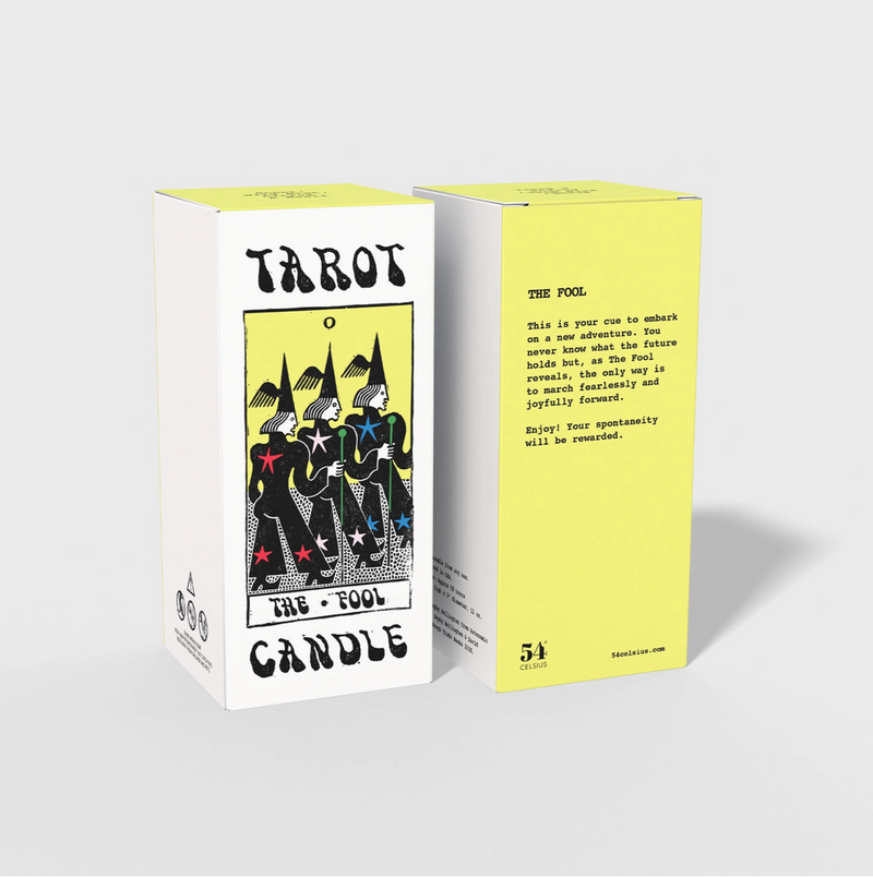 The Fool Tarot Candle