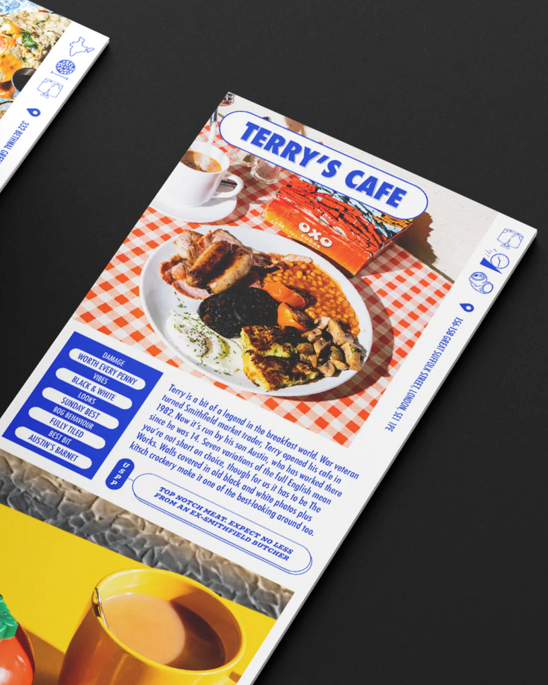 London's Best Full English Breakfast Zine