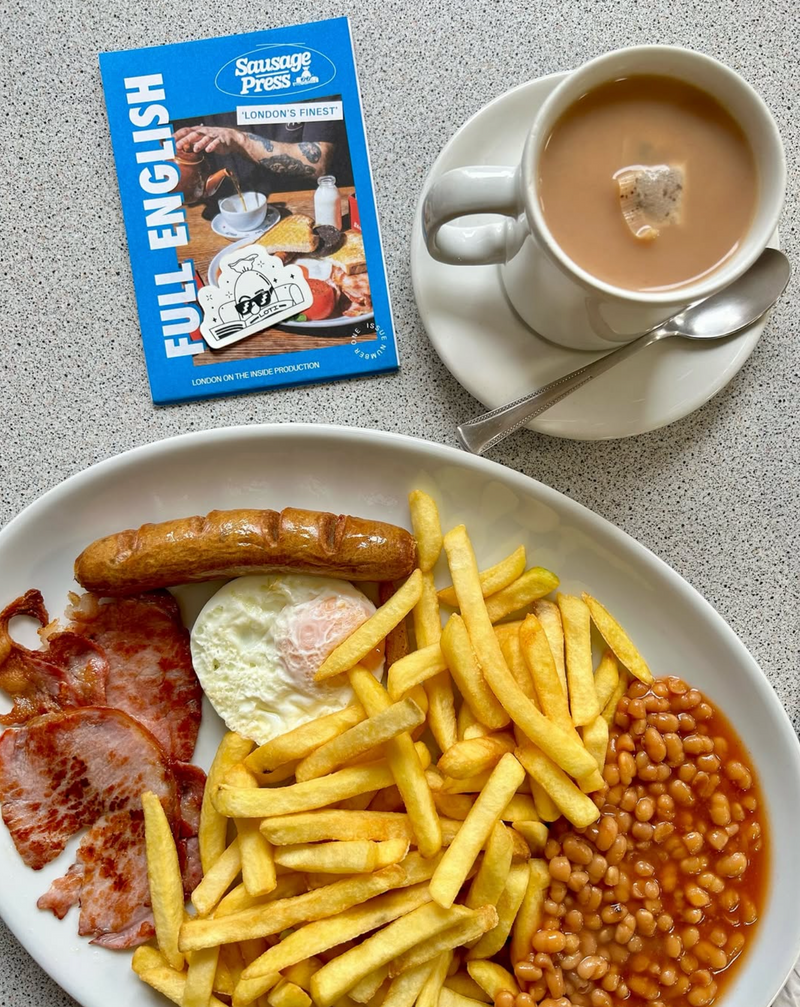 London's Best Full English Breakfast Zine