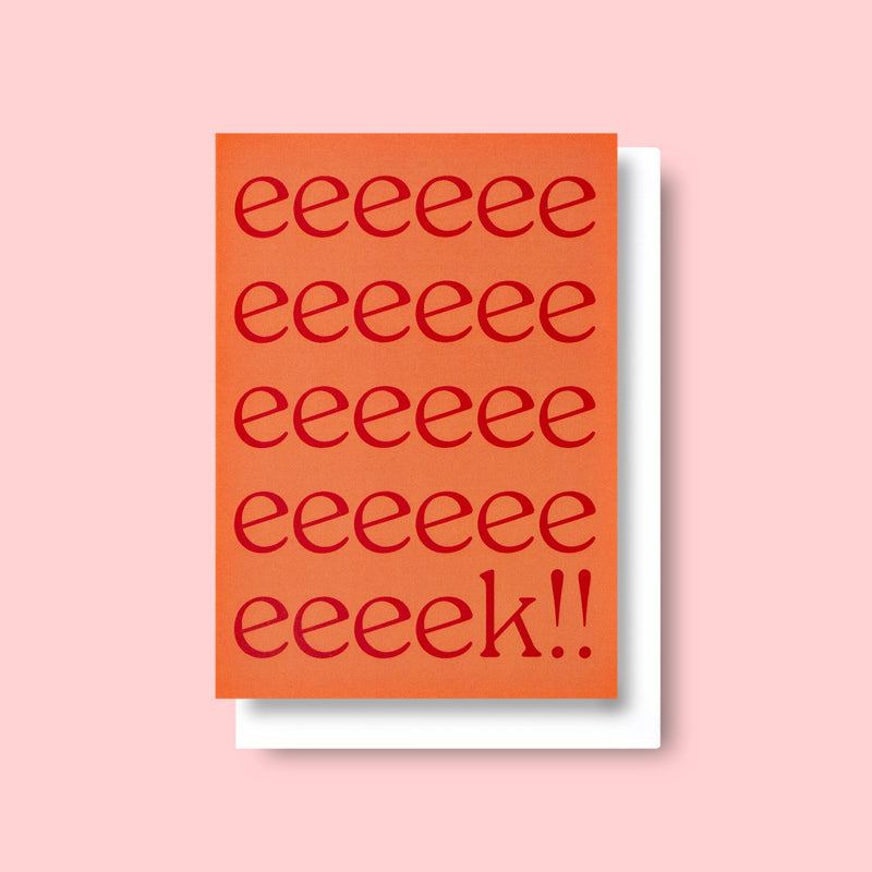 Good Thanks Paper - Alphabet Eek Card