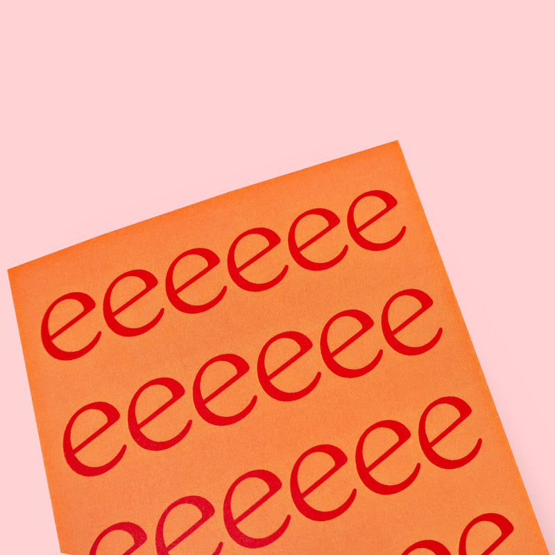 Good Thanks Paper - Alphabet Eek Card
