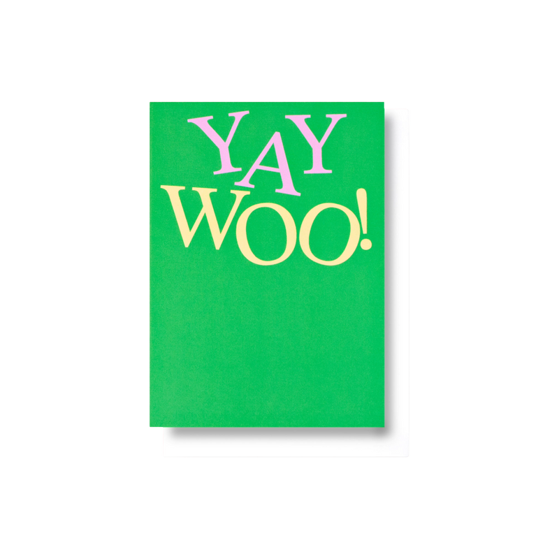 Good Thanks Paper - Wordy Yay Woo Card