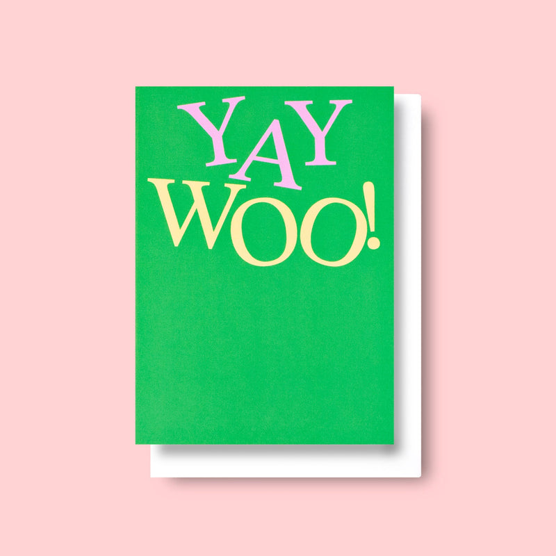 Good Thanks Paper - Wordy Yay Woo Card