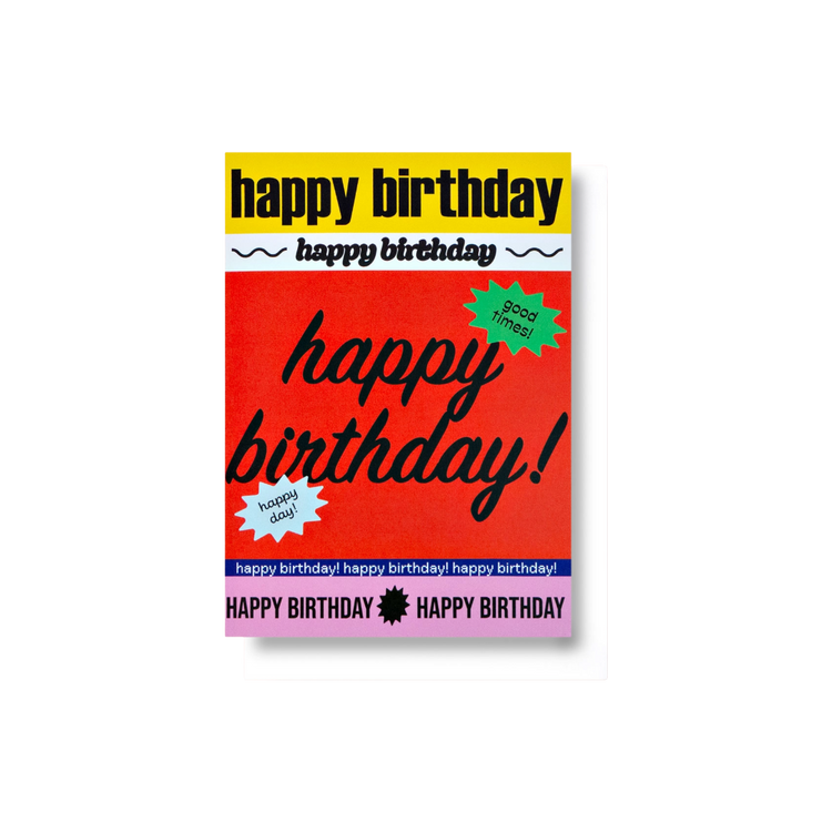 Poster Birthday Card