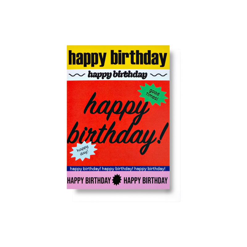 Poster Birthday Card