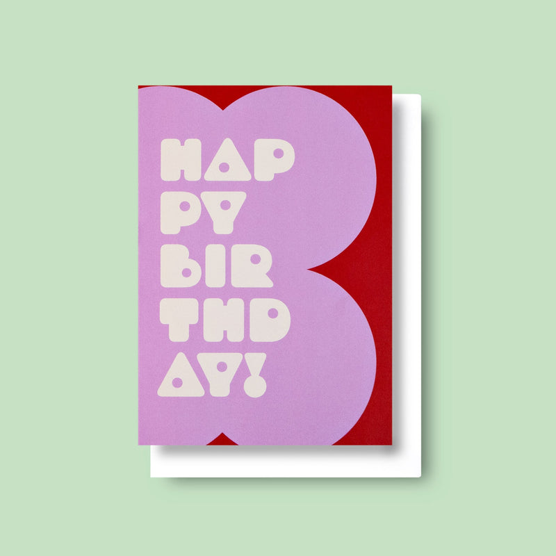 Good Thanks Paper - Bubble Birthday Card