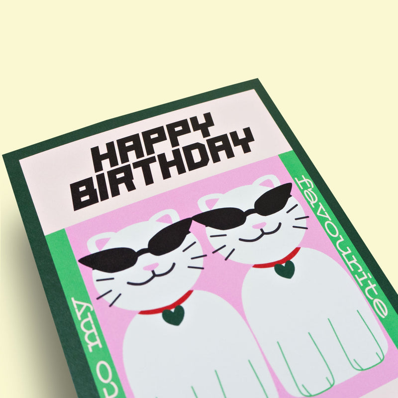 Good Thanks Paper - Cat Lady Birthday Card