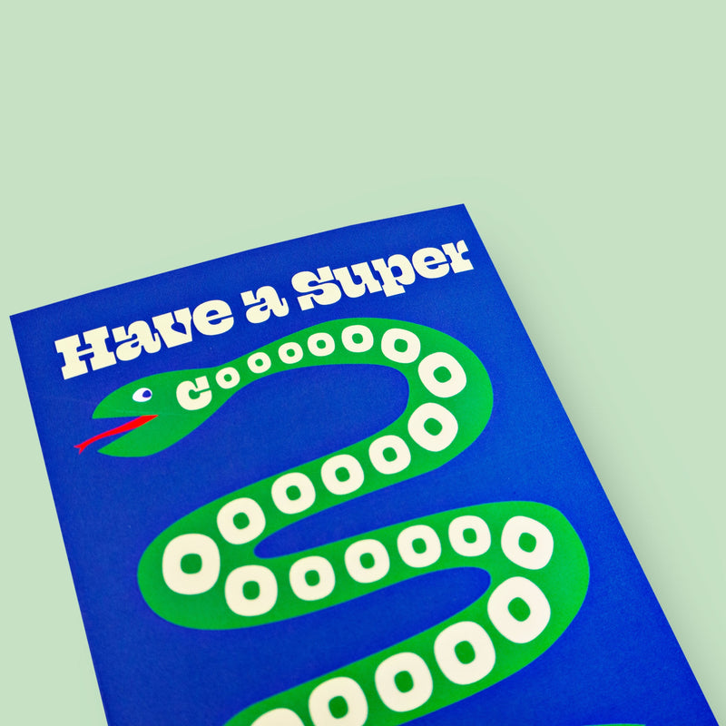 Good Thanks Paper - Super Cool Snake Birthday Card