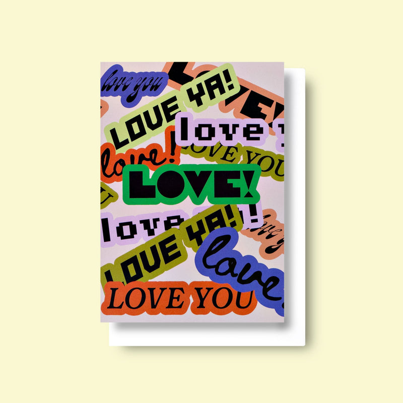 Good Thanks Paper - Decal Love Card