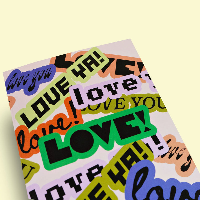Good Thanks Paper - Decal Love Card
