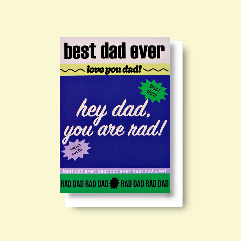 Good Thanks Paper - Poster Dad Card
