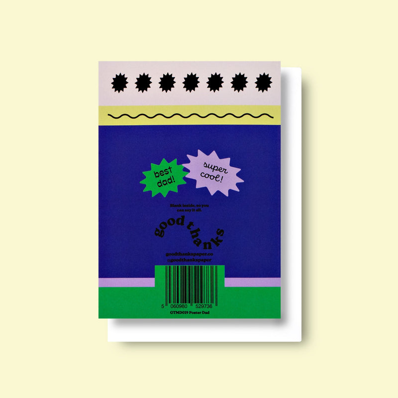 Good Thanks Paper - Poster Dad Card