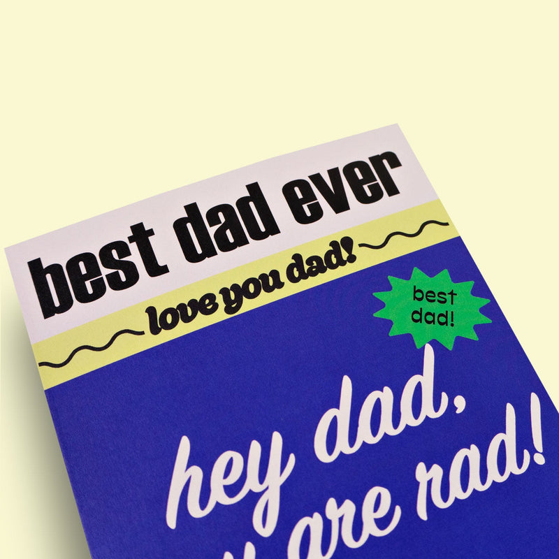Good Thanks Paper - Poster Dad Card