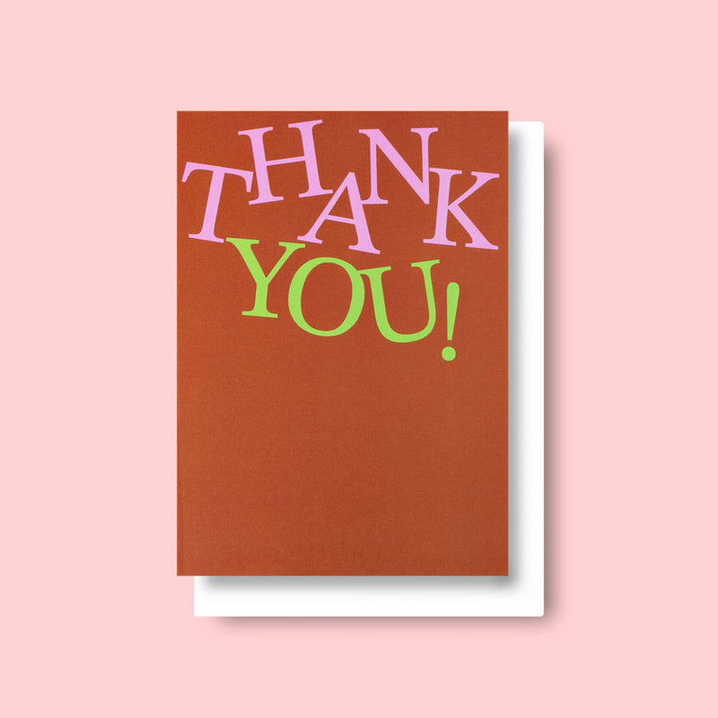 Good Thanks Paper - Wordy Thank You Card