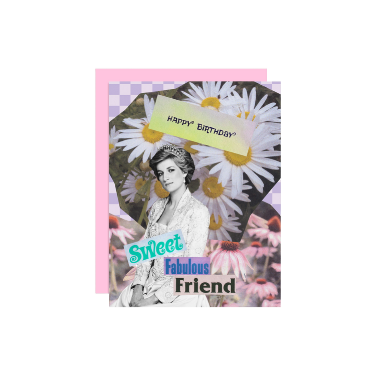 Princess Diana Collage Card