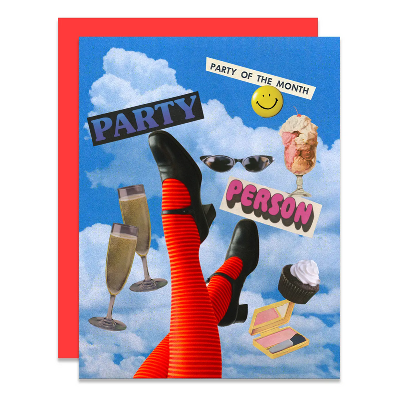 Party Person Collage Card