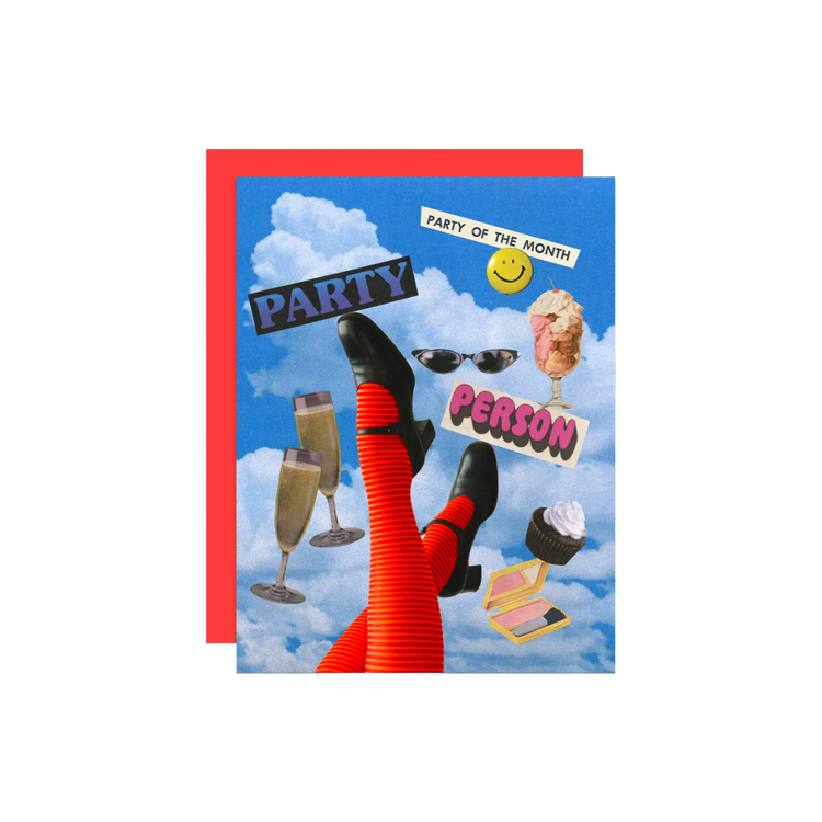 Party Person Collage Card