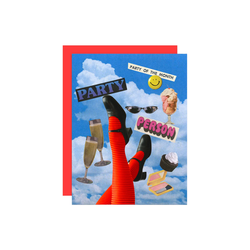 Party Person Collage Card
