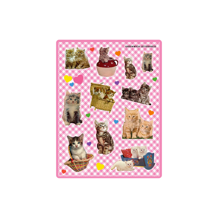 Vintage Cat Sticker Sheet