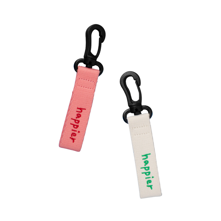 Happier Short Key Ring