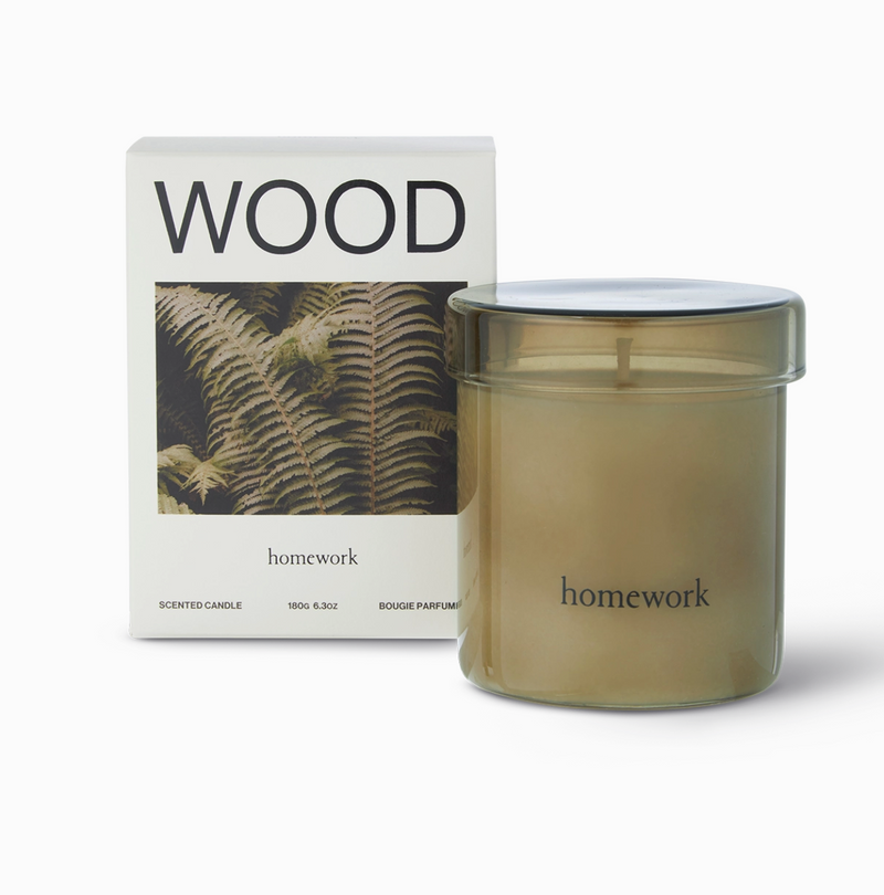 Wood Candle