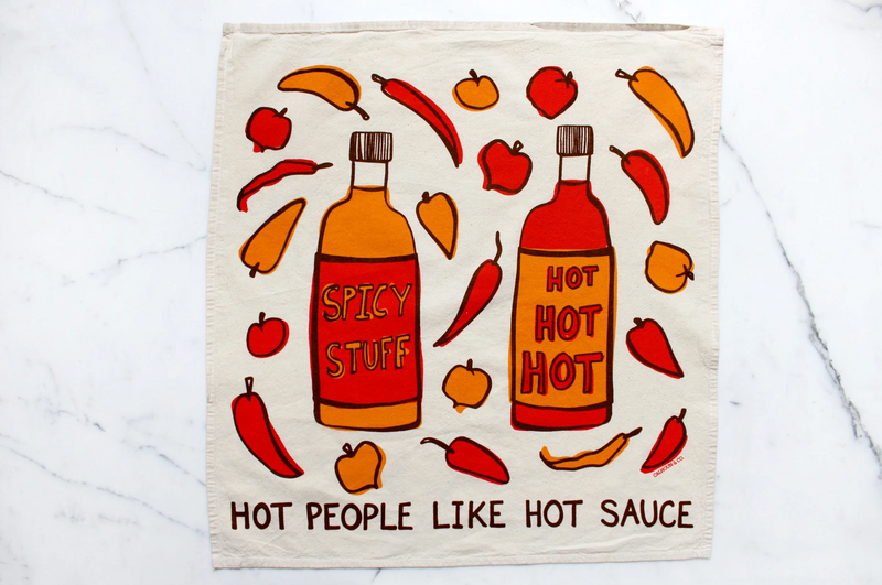 Hot Sauce Tea Towel
