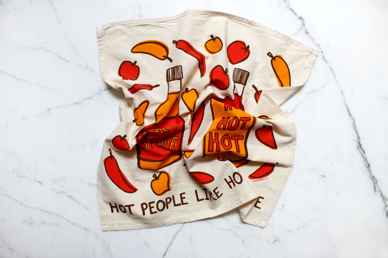 Hot Sauce Tea Towel