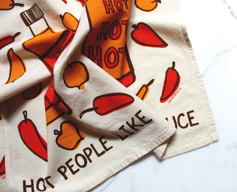 Hot Sauce Tea Towel