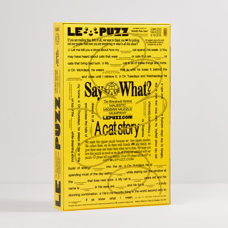 Howdy Paw-Tner 500 Piece Puzzle