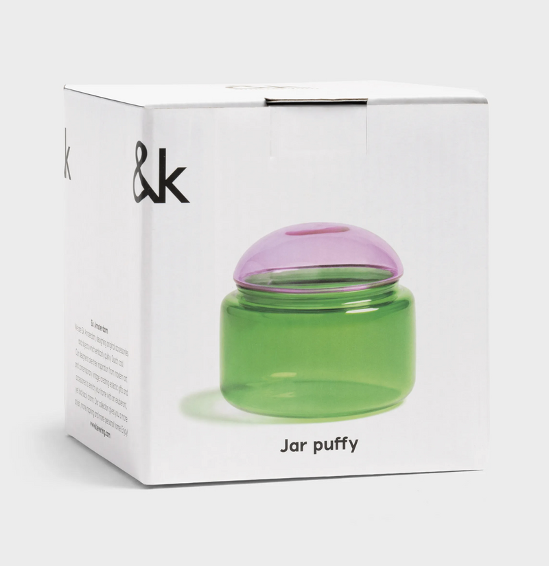 Jar puffy green