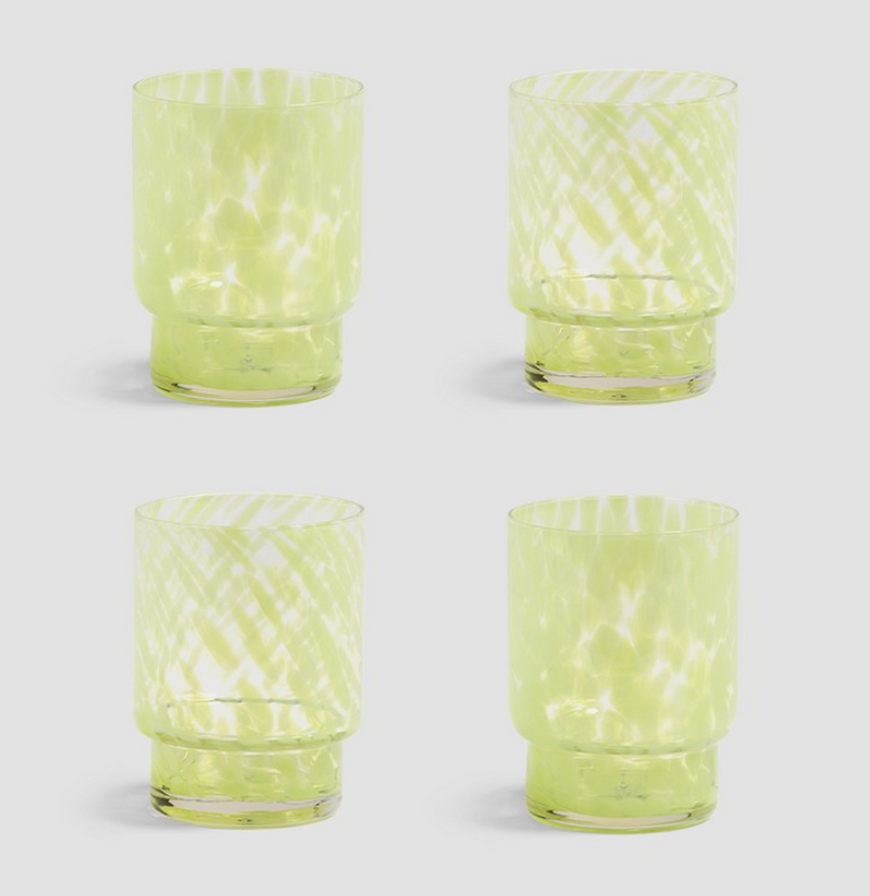 Tortoise set of 4 Glasses