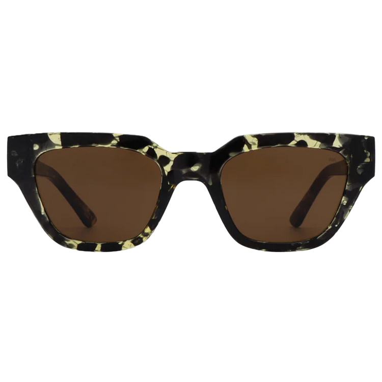 Kaws Sunglasses in Black/Yellow Tortoise