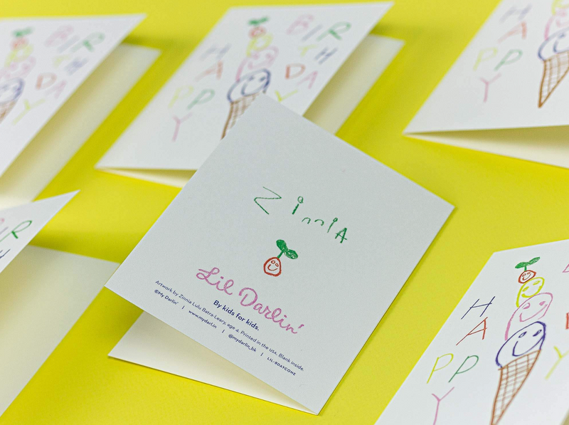 Lil Darlin' Ice Cream Birthday Card