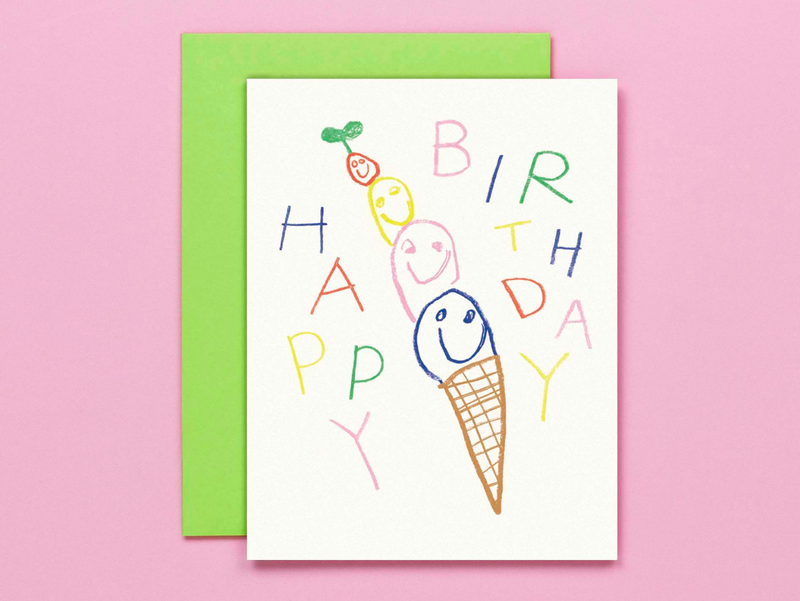 Lil Darlin' Ice Cream Birthday Card