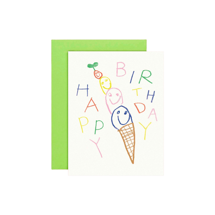 Lil Darlin' Ice Cream Birthday Card