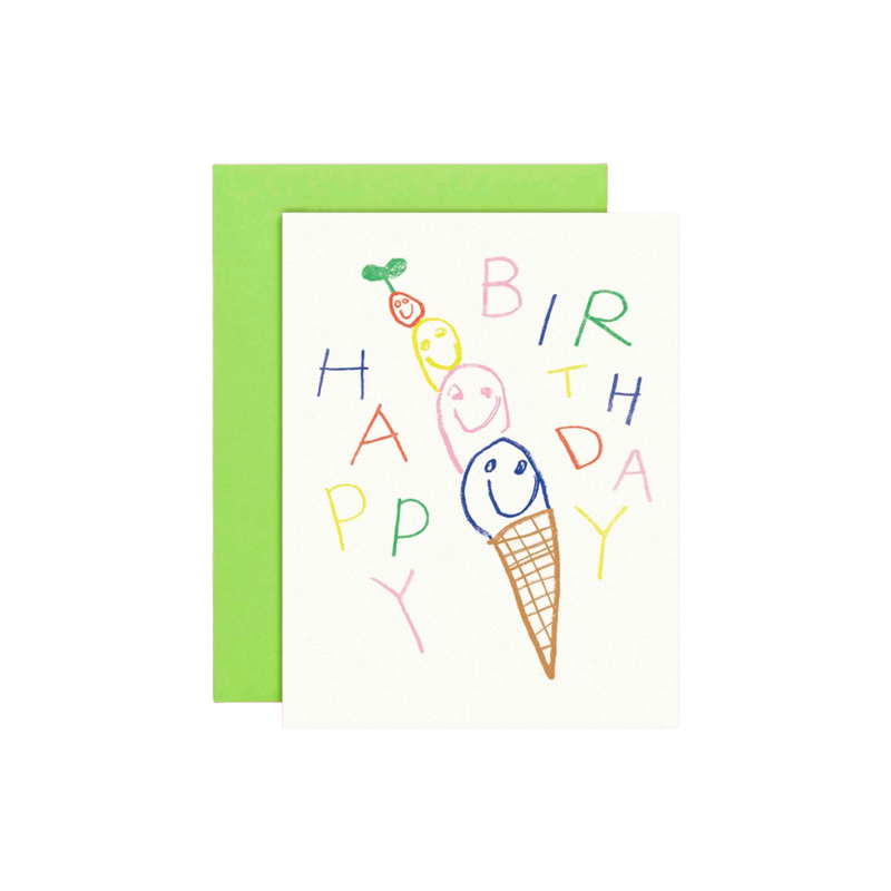 Lil Darlin' Ice Cream Birthday Card