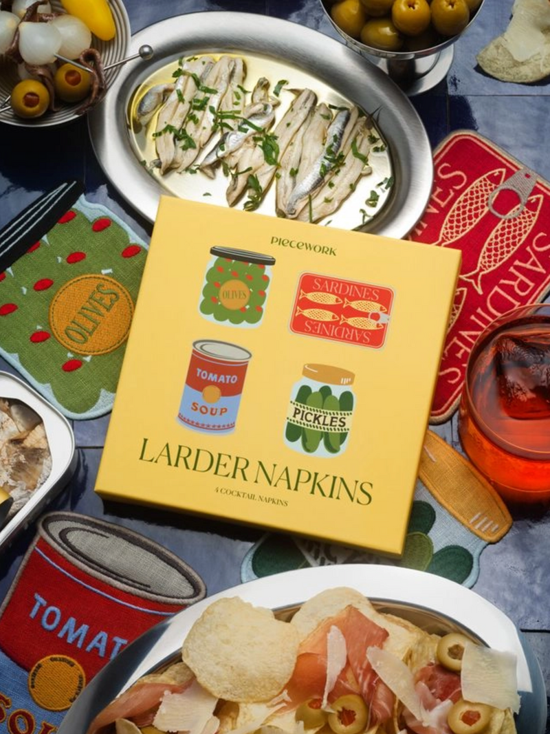 Larder Cockail Napkins - Set of 4