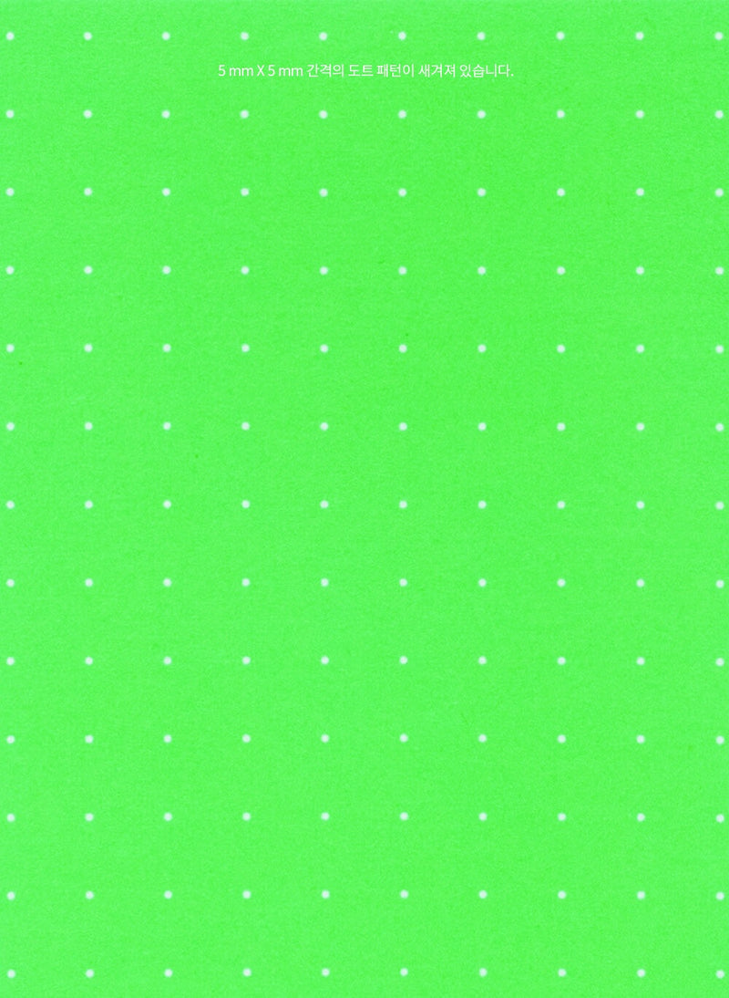Mini Memo Pad in Green