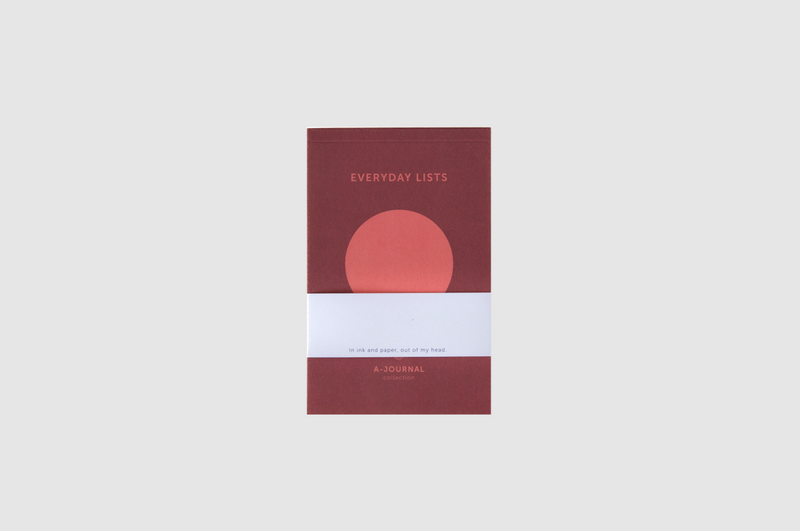 Everyday Lists Circle Coral Notepad