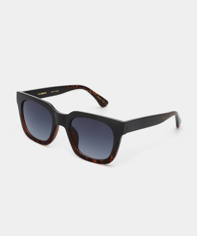 Nancy Sunglasses in Black Demi Tortoise