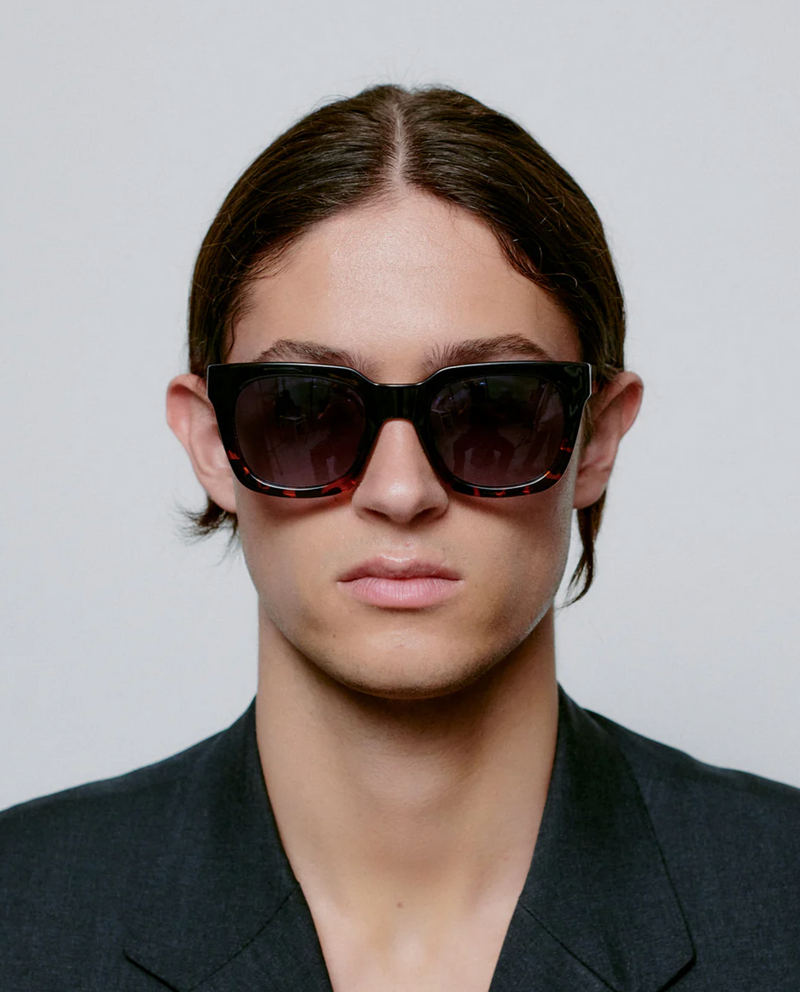 Nancy Sunglasses in Black Demi Tortoise