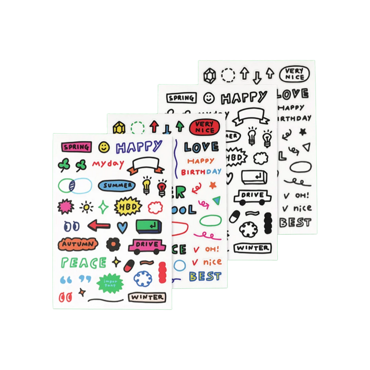O,LD Drawing Sticker Pack