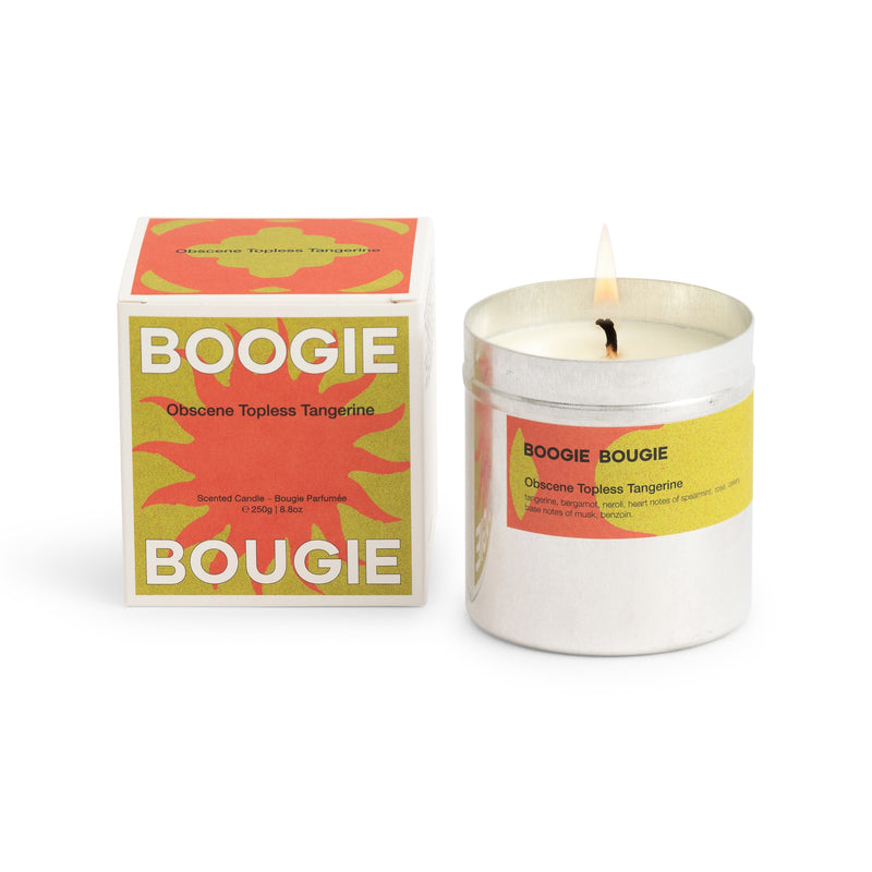 Obscene Topless Tangerine Candle